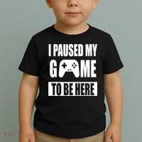 I Paused My Game To Be Here Toddler T-Shirt thumb 2