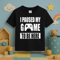 I Paused My Game To Be Here Toddler T-Shirt thumb 3