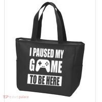 I Paused My Game To Be Here Tote Bag thumb 3