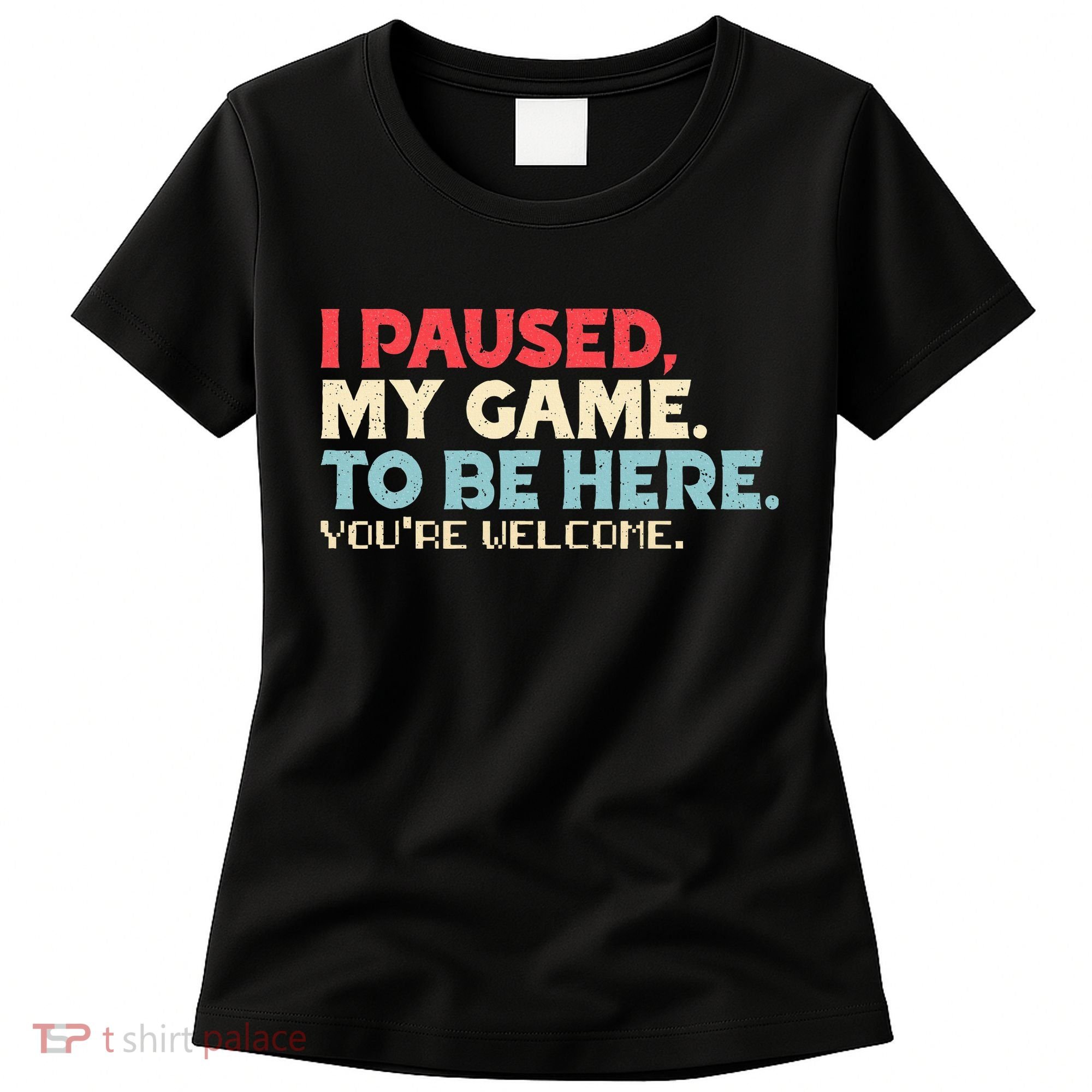 I Paused My Game To Be Here You're Welcome gift Women's T-Shirt