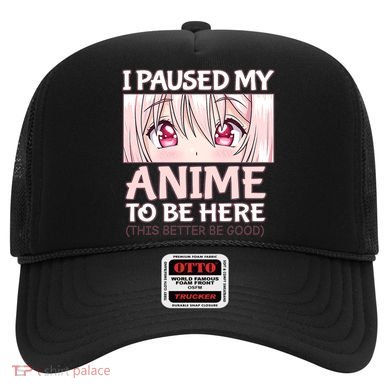 I Paused My Anime To Be Here Otaku Anime Merch Gift Hat