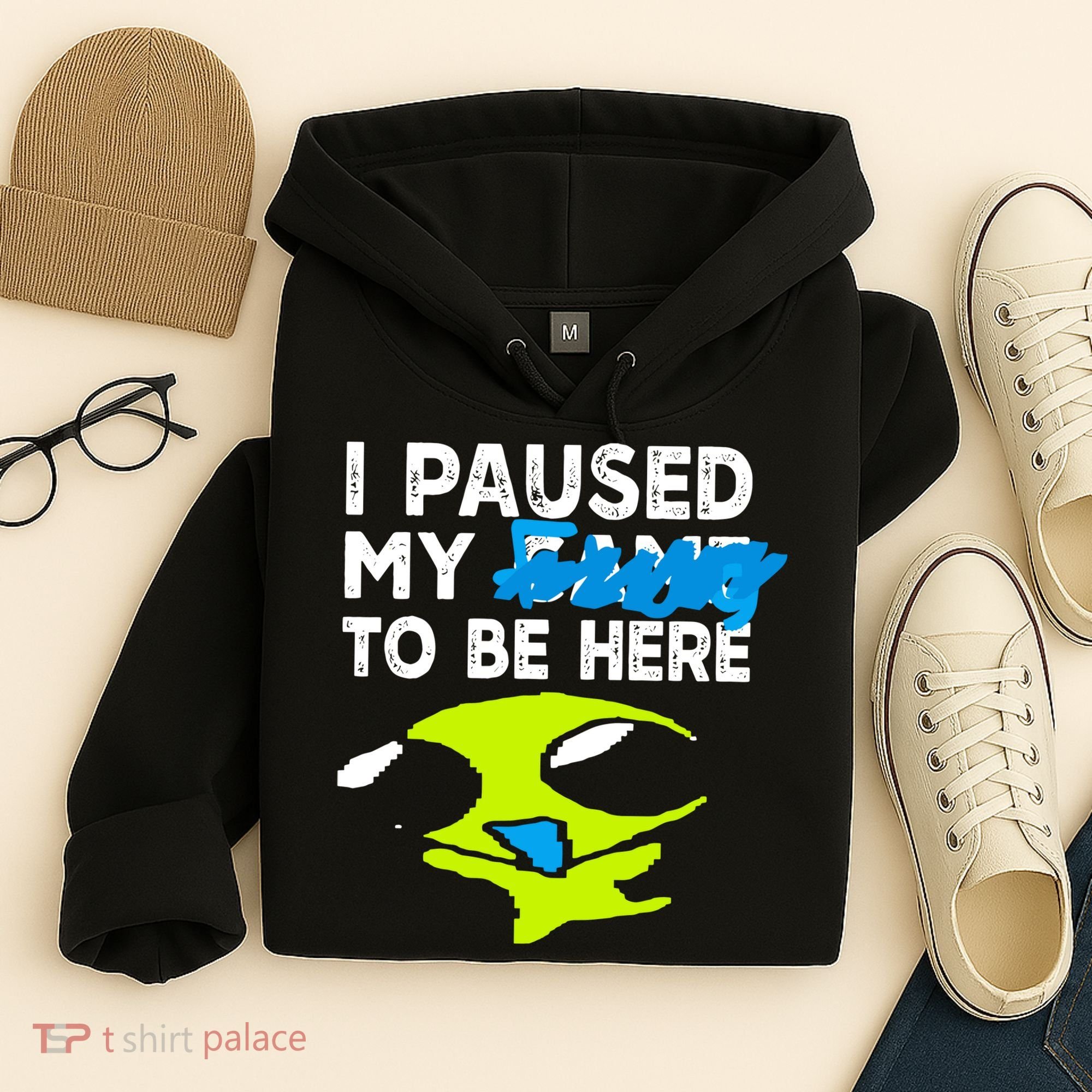I Paused My Flug To Be Here Hoodie