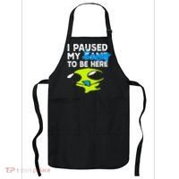 I Paused My Flug To Be Here Apron thumb 0
