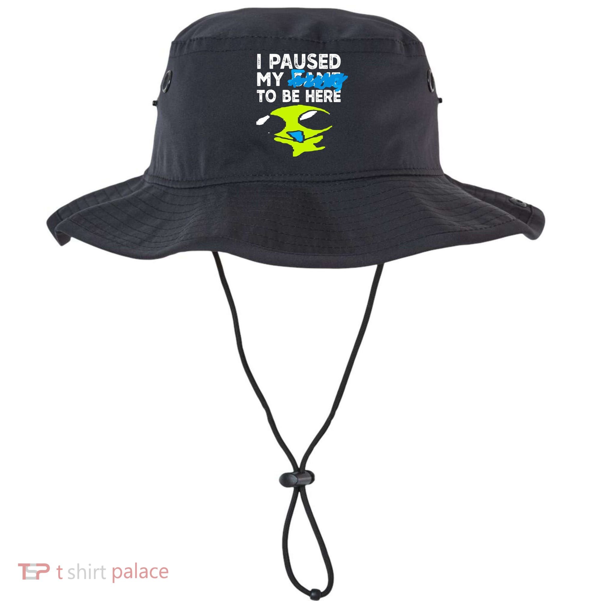 I Paused My Flug To Be Here Bucket Hat