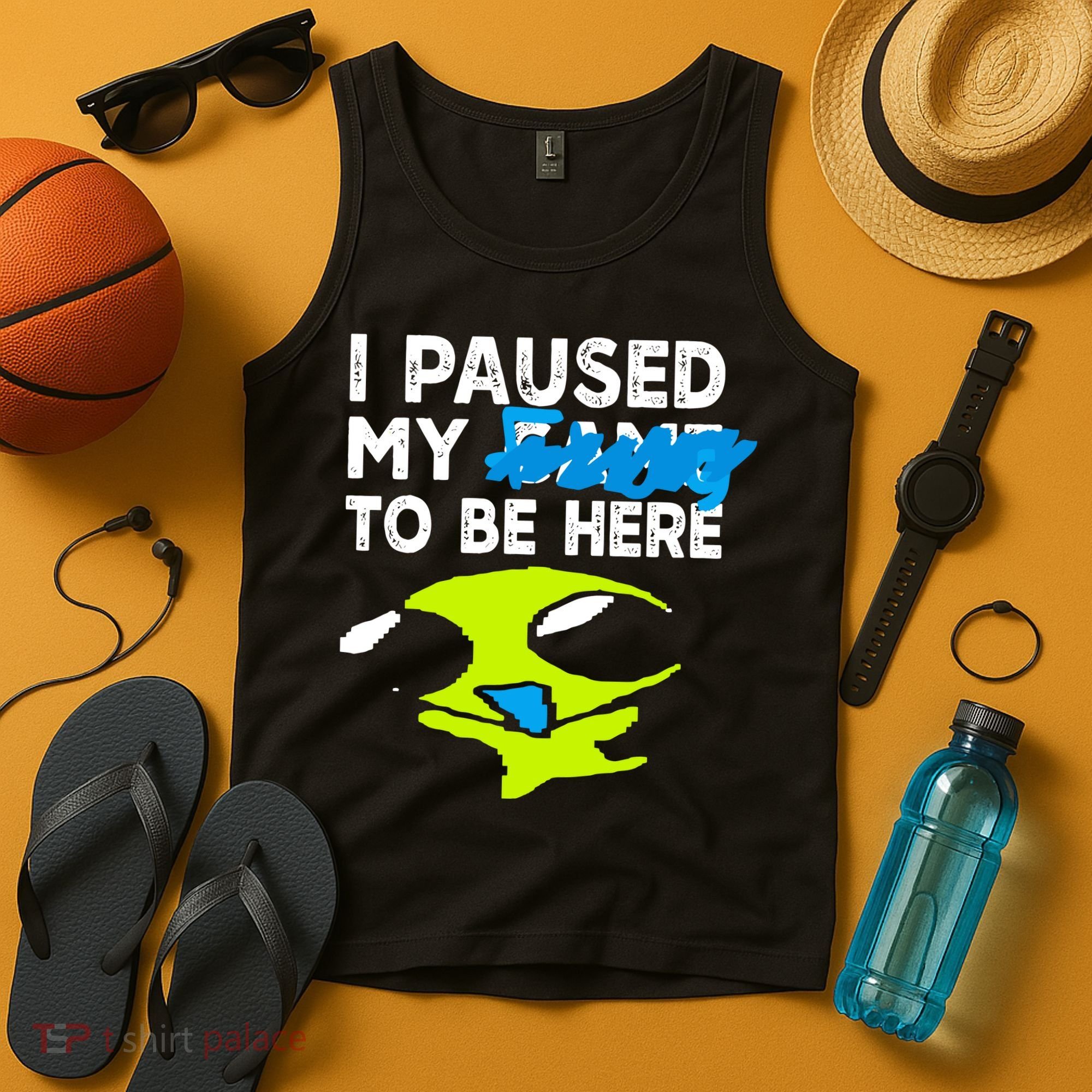 I Paused My Flug To Be Here Tank Top