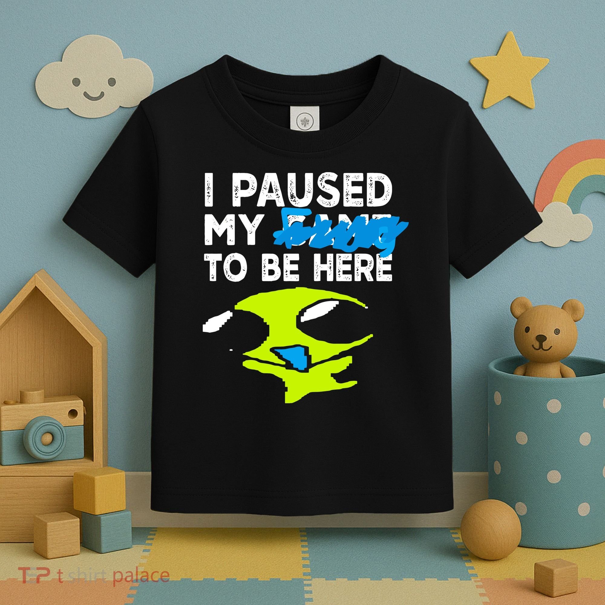 I Paused My Flug To Be Here Toddler T-Shirt