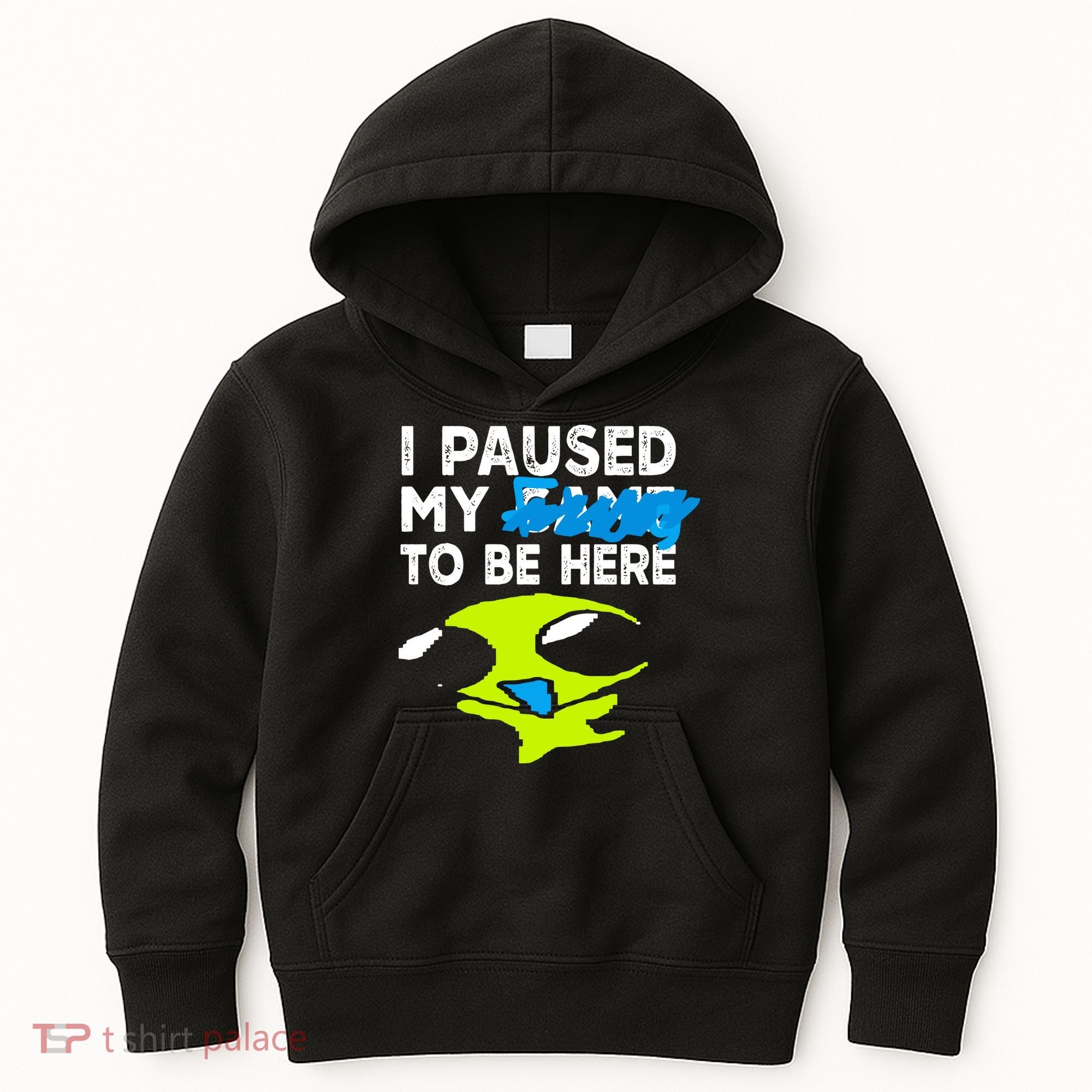 I Paused My Flug To Be Here Kids Hoodie