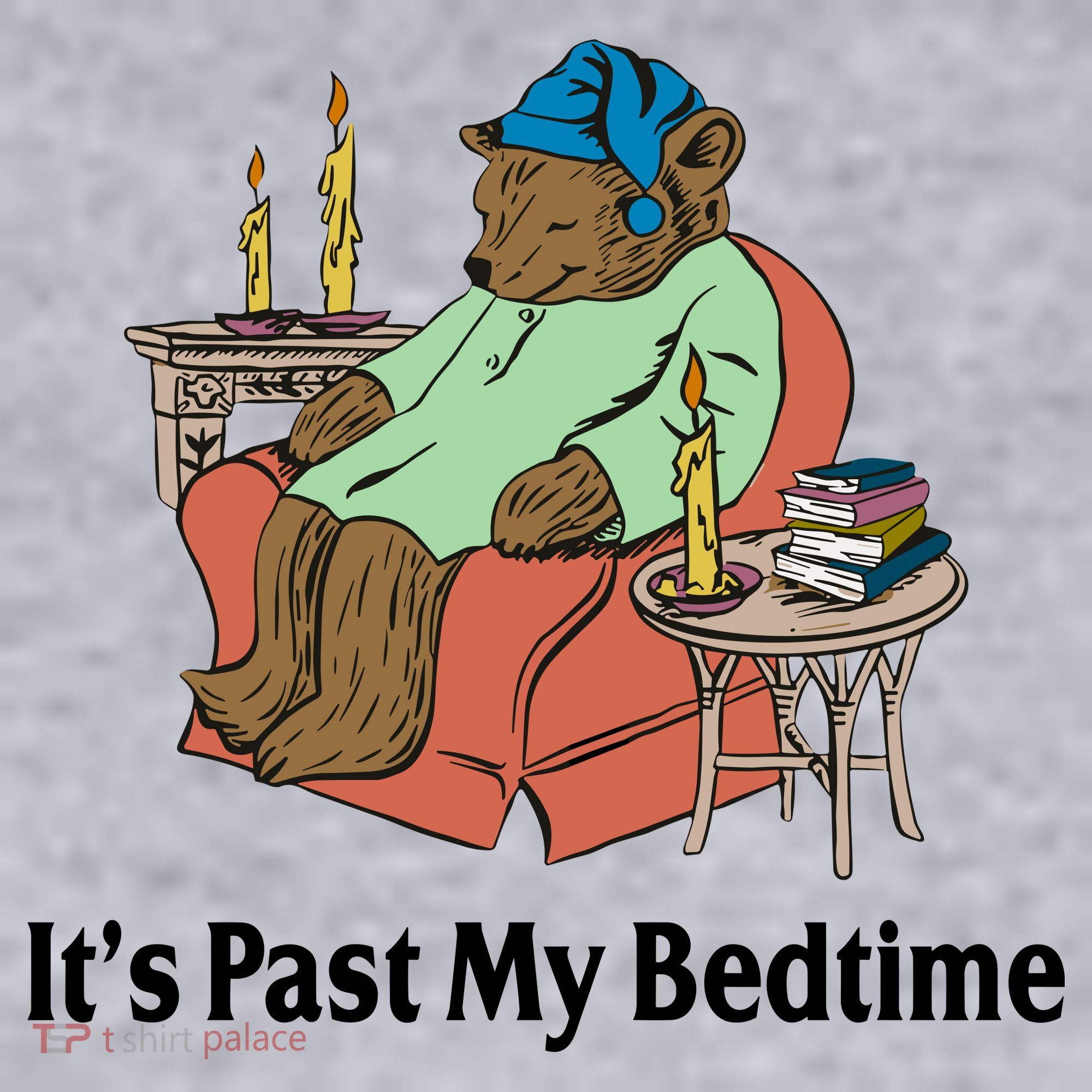Its Past My Bedtime Funny Bear Women's Sweatshirt