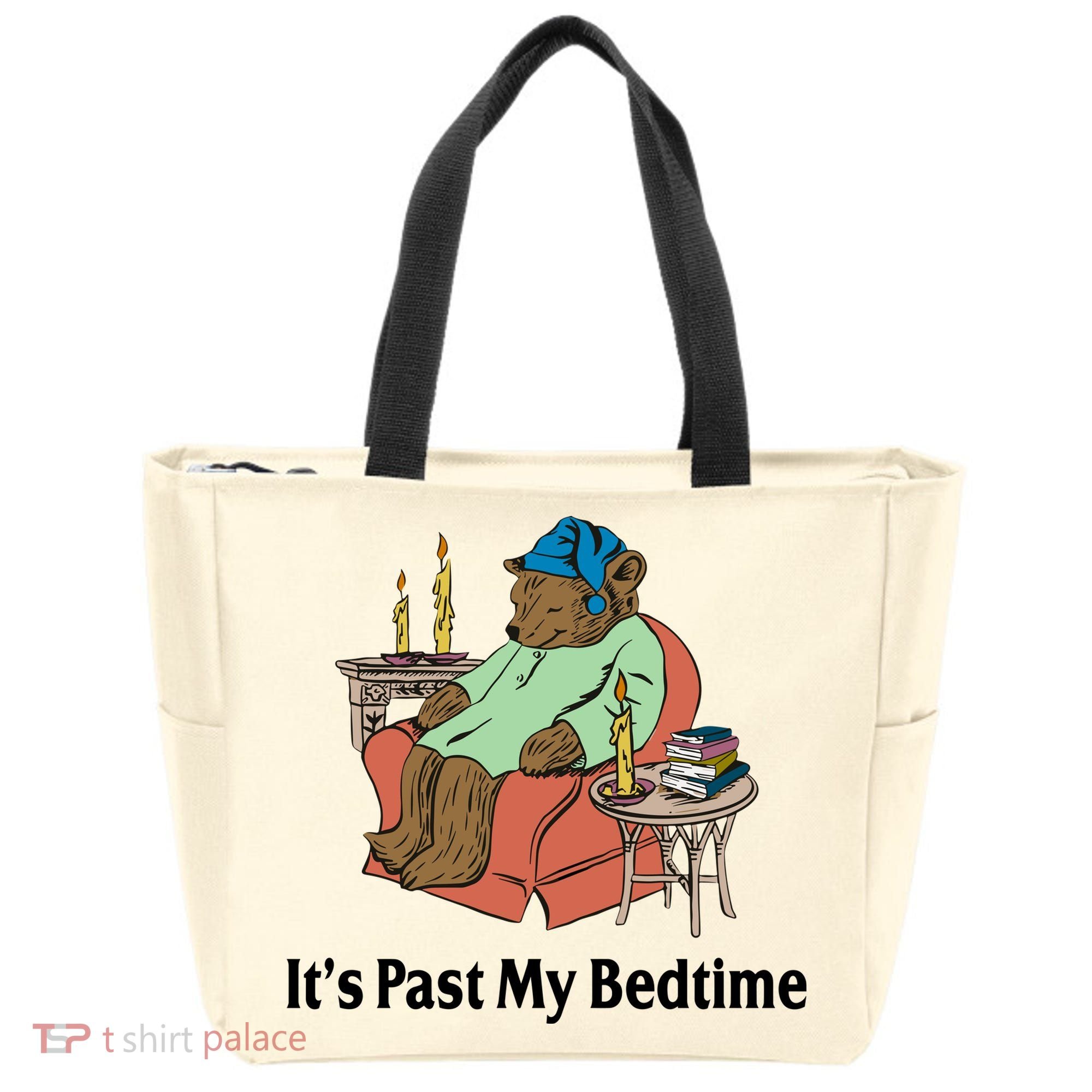 Its Past My Bedtime Funny Bear Tote Bag