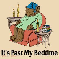 Its Past My Bedtime Funny Bear Tote Bag thumb 4