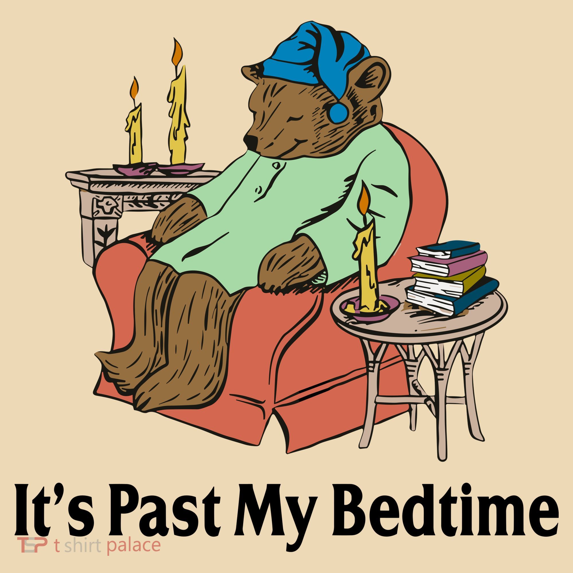 Its Past My Bedtime Funny Bear Tote Bag