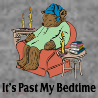 Its Past My Bedtime Funny Bear Toddler Hoodie thumb 2