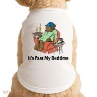 Its Past My Bedtime Funny Bear Doggie Tank thumb 0