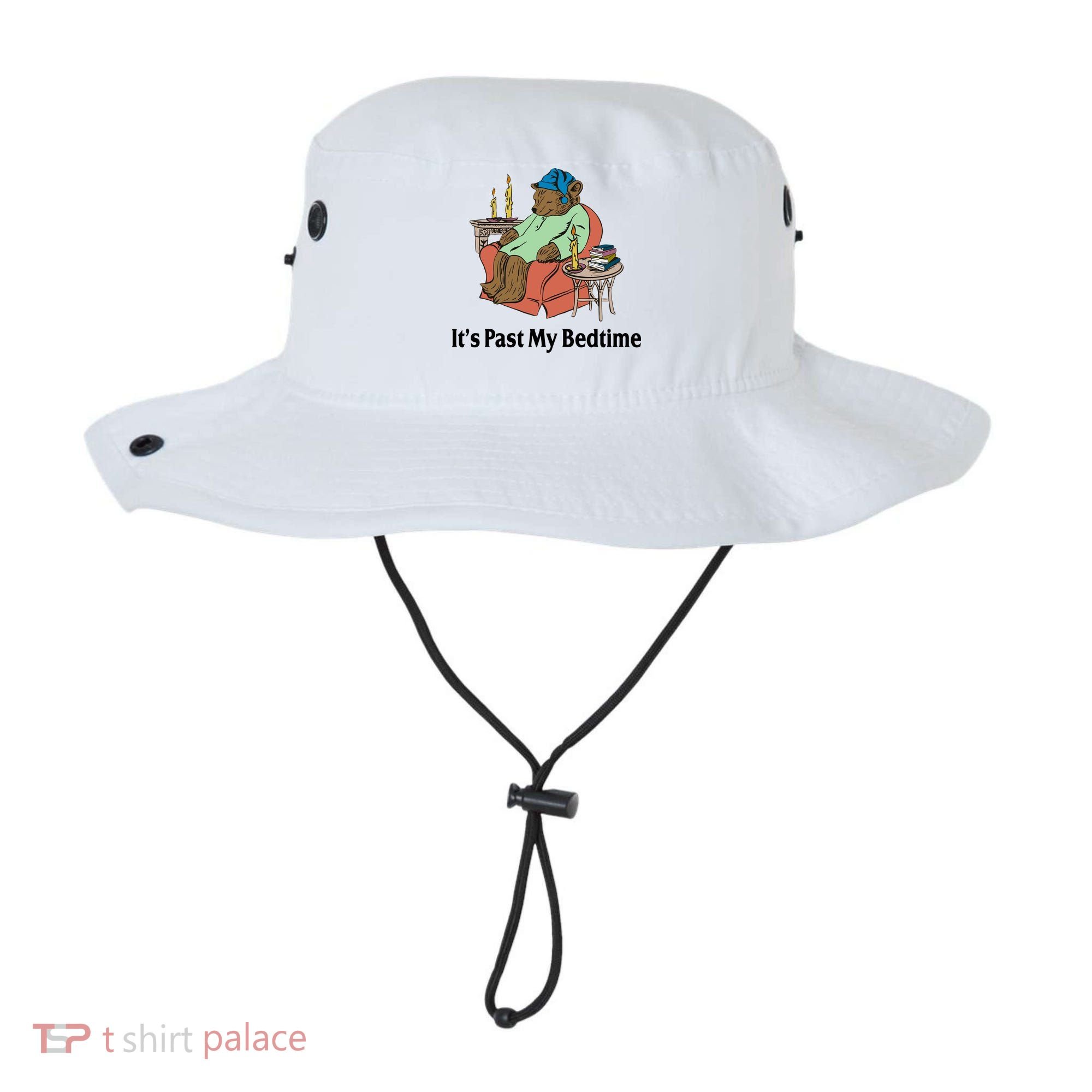 Its Past My Bedtime Funny Bear Bucket Hat