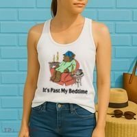 Its Past My Bedtime Funny Bear Women's Tank Top thumb 2