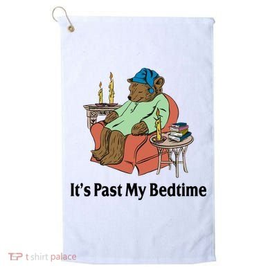 Its Past My Bedtime Funny Bear Golf Towel