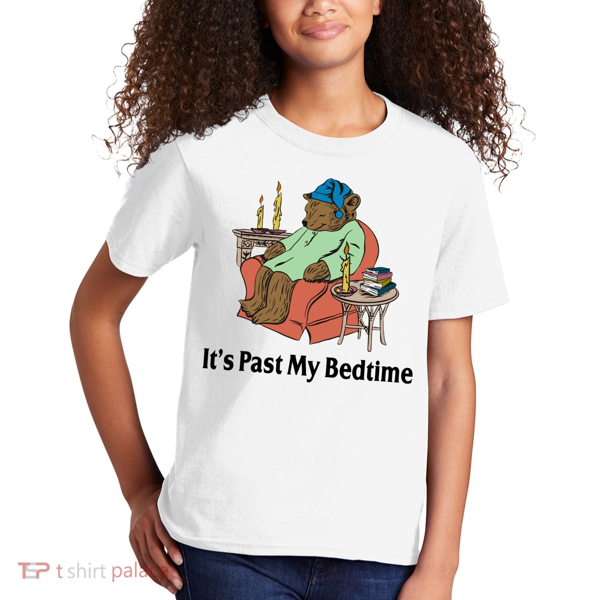 Its Past My Bedtime Funny Bear Kids T-Shirt