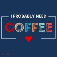 I Probably Need Coffee Funny Coffee Lover Visor thumb 3