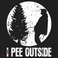 I Pee Outside Inappropriate Women's Sweatshirt thumb 2