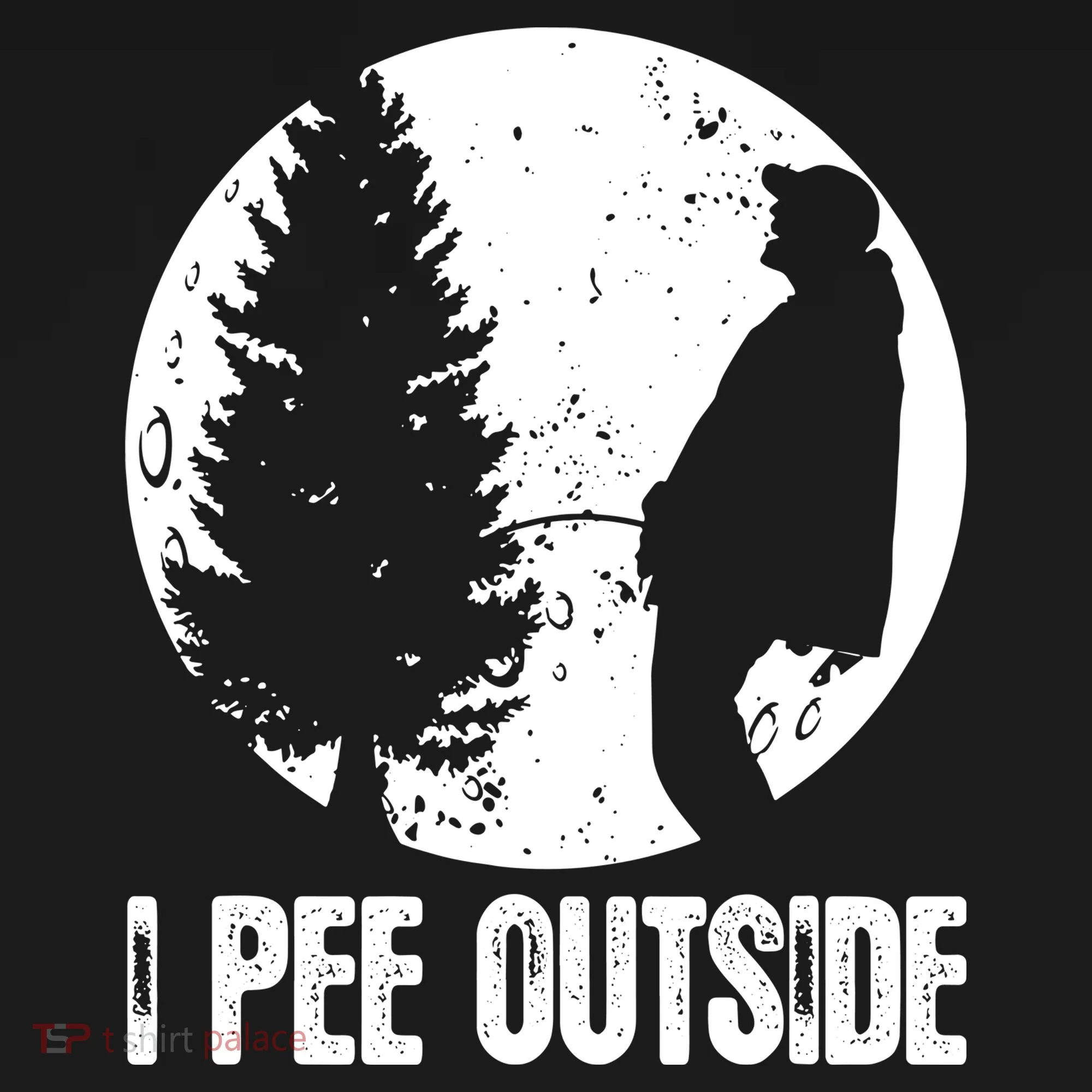 I Pee Outside Inappropriate Doggie Tank