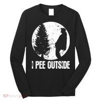 I Pee Outside Inappropriate Long Sleeve Shirt thumb 0