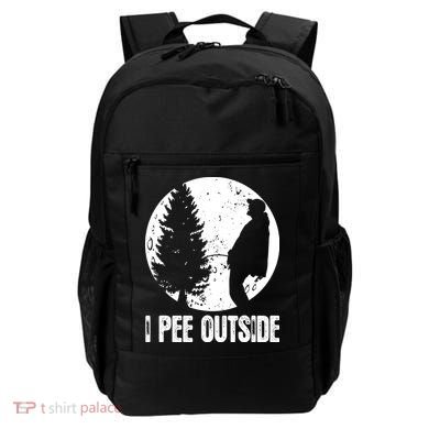 I Pee Outside Inappropriate Backpack