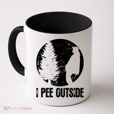 I Pee Outside Inappropriate Coffee Mug