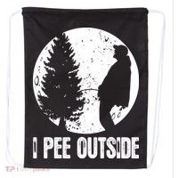 I Pee Outside Inappropriate Drawstring Bag thumb 0