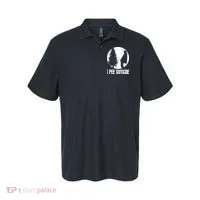 I Pee Outside Inappropriate Polo thumb 0