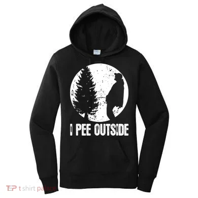I Pee Outside Inappropriate Women's Hoodie