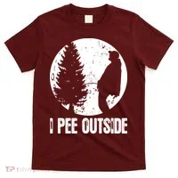 I Pee Outside Inappropriate T-Shirt thumb 0