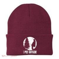 I Pee Outside Inappropriate Beanie thumb 0