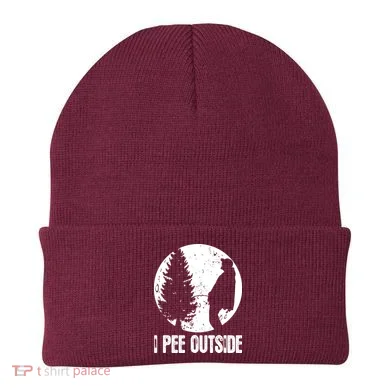 I Pee Outside Inappropriate Beanie