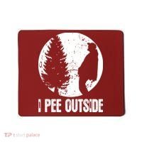 I Pee Outside Inappropriate Mousepad thumb 0