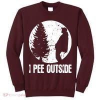 I Pee Outside Inappropriate Tall Sweatshirt thumb 0