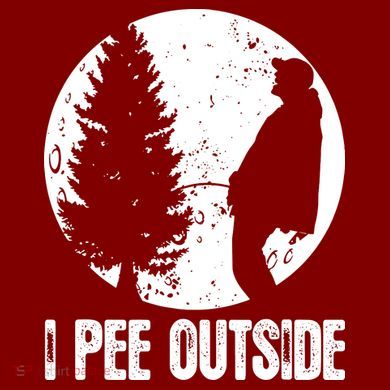 I Pee Outside Inappropriate Tall Sweatshirt