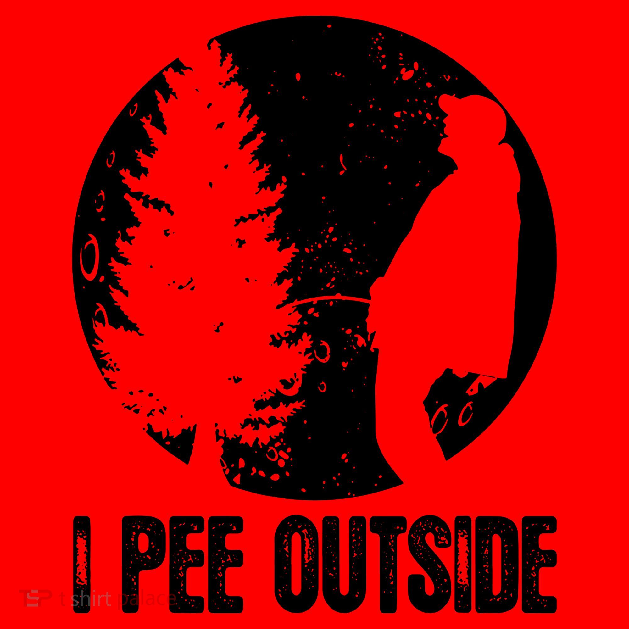 I Pee Outside Inappropriate Santa Hat