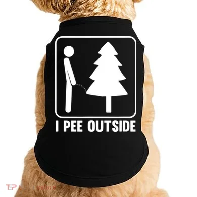 I Pee Outside Doggie Tank