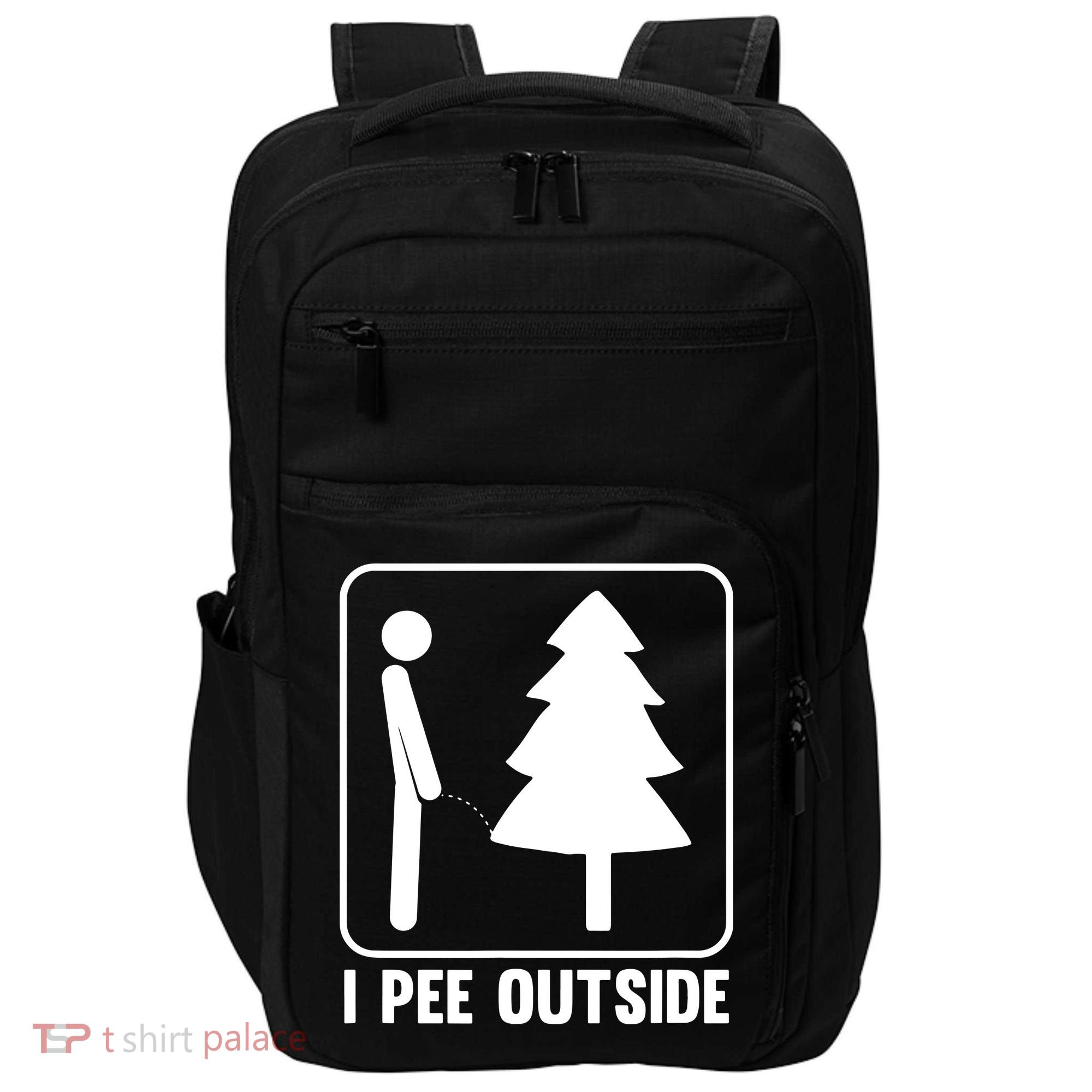 I Pee Outside Impact Tech Backpack