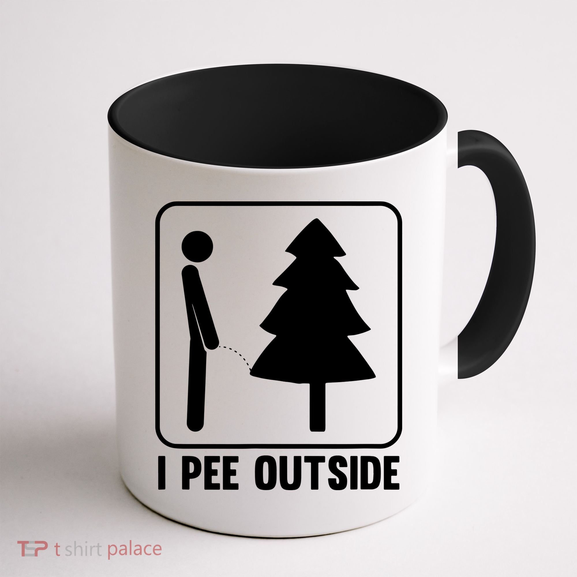 I Pee Outside Coffee Mug