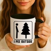 I Pee Outside Coffee Mug thumb 3
