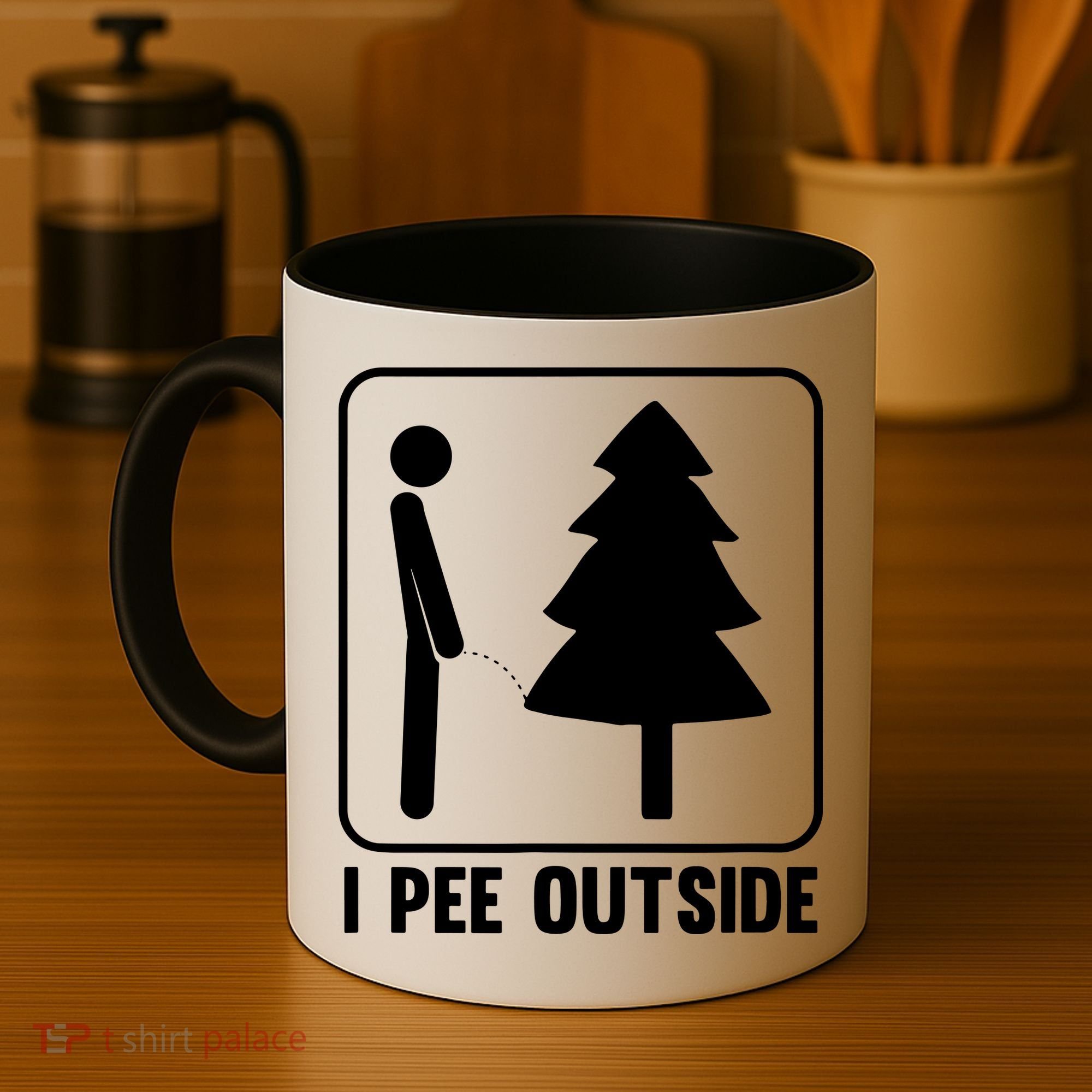 I Pee Outside Coffee Mug