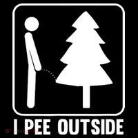 I Pee Outside Women's Hoodie thumb 2