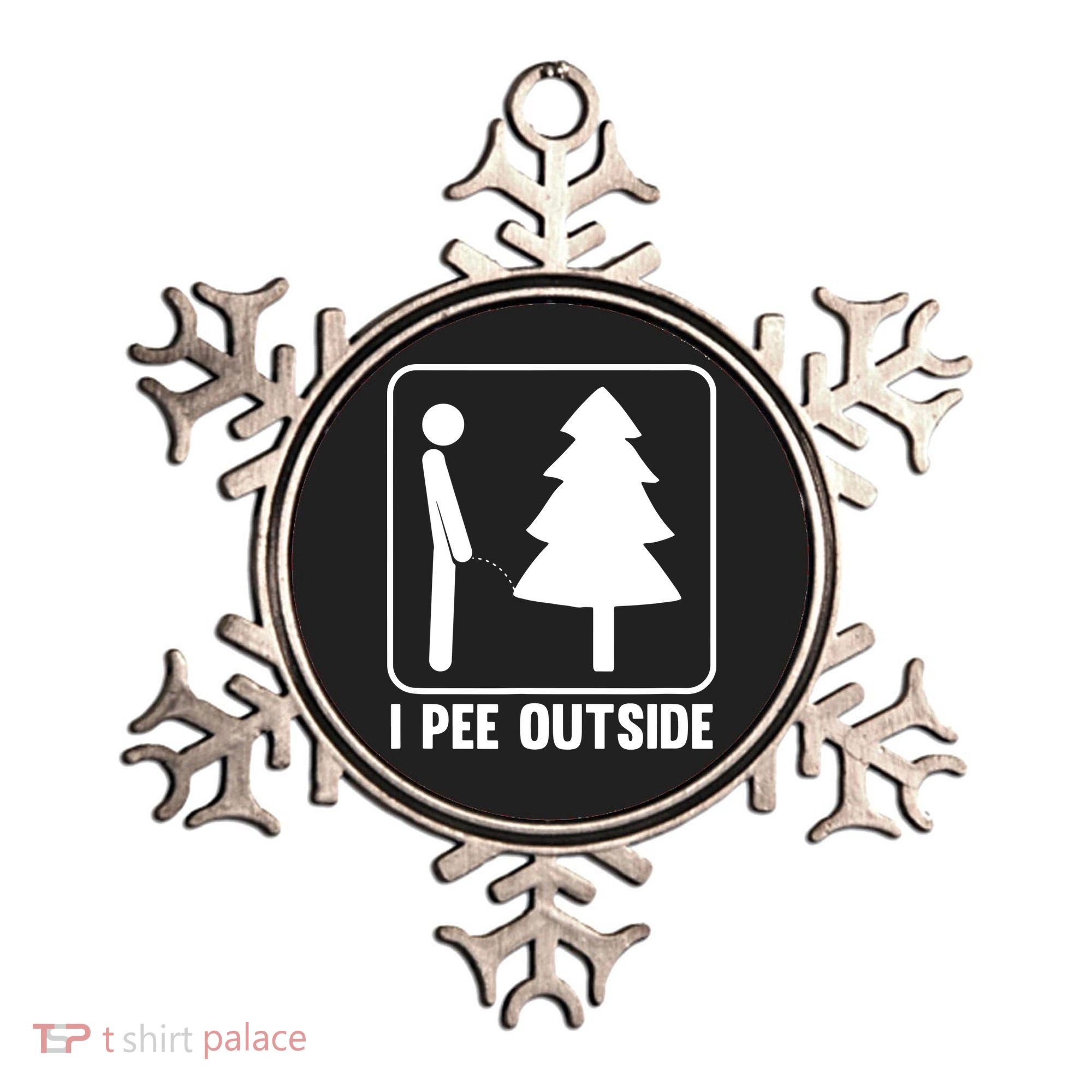 I Pee Outside Ornament