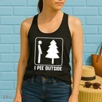 I Pee Outside Women's Tank Top thumb 2