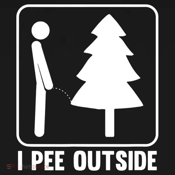 I Pee Outside Women's Long Sleeve Shirt