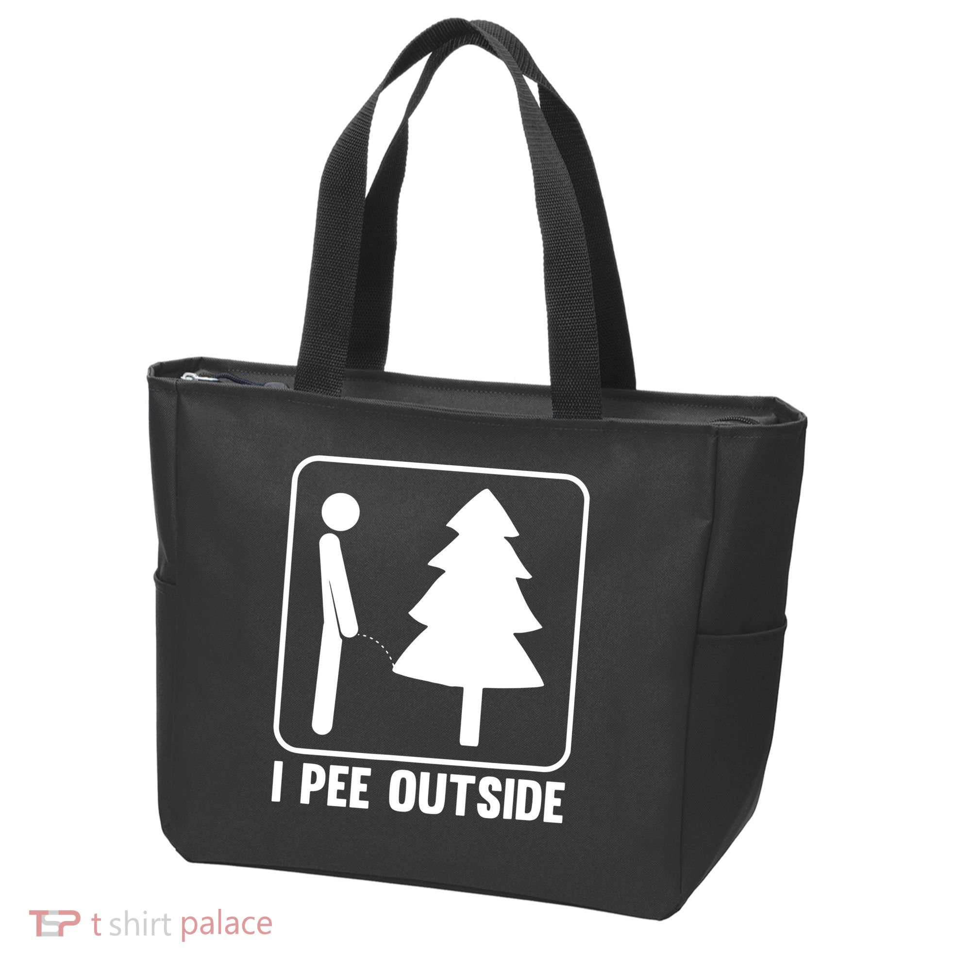 I Pee Outside Tote Bag