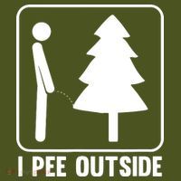 I Pee Outside Backpack thumb 2