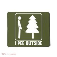 I Pee Outside Mousepad thumb 0