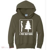 I Pee Outside Kids Hoodie thumb 0